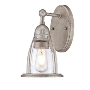 North Shore 1-Light Weathered Steel Wall Mount Sconce