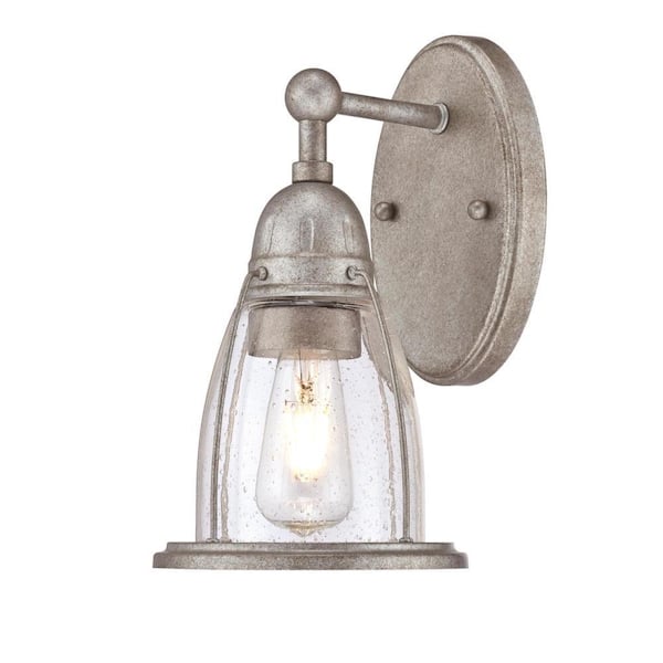 Westinghouse North Shore 1-Light Weathered Steel Wall Mount Sconce