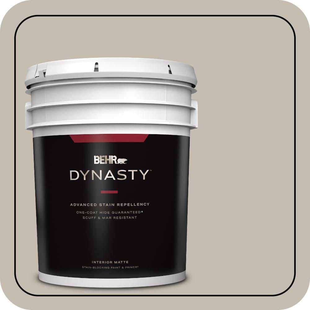 5 gal. #N320-3 Tanglewood One-Coat Hide Matte Interior Stain-Blocking Paint & Primer price history on PriceWatchPro