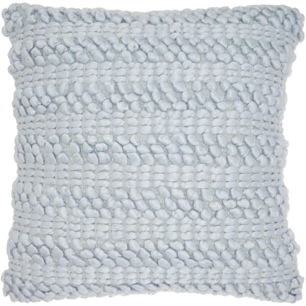Nourison Lifestyles Sky Blue Geometric 20 in. x 20 in. Throw Pillow