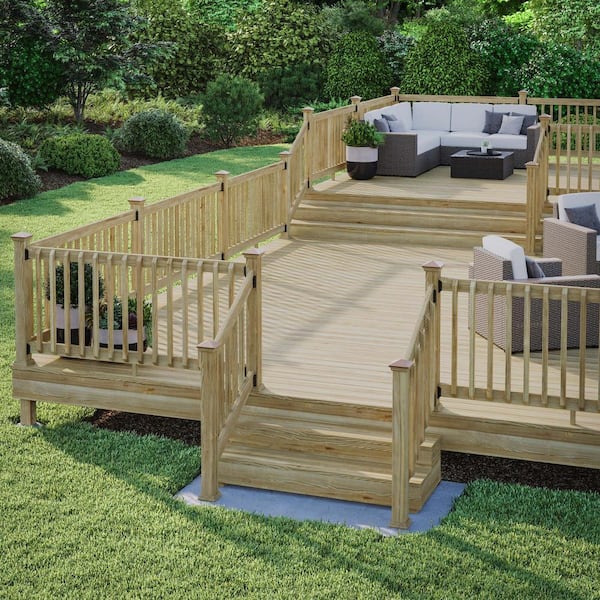 Deckorators 4 in. x 4 in. Victoria Copper High Point Cedar Post Cap