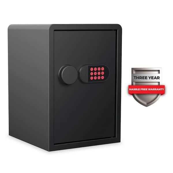 SANCTUARY Home and Office 1.98 cu. ft. Security Vault with Electronic Lock and 2-Shelves, Matte Black