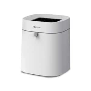 4.4 Gal. White Air Lite Smart Trash Can