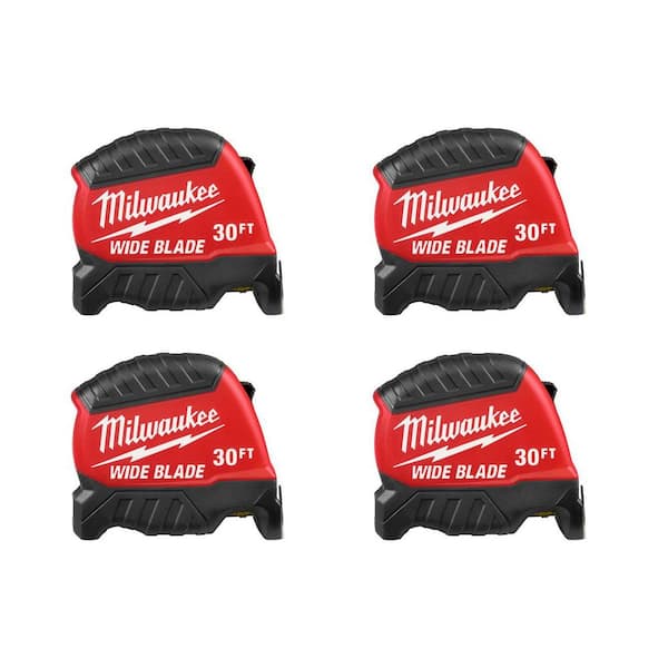 (4) 30FT Wide Blade Tape Measures