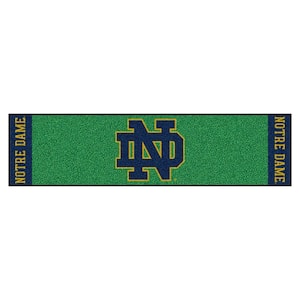 NCAA Notre Dame 18 in. x 72 in. Putting Green Mat