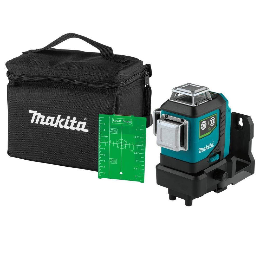 Makita 12V max CXT Lithium-Ion Cordless Self-Leveling 360-Degree 3-Plane Green Laser Level (Tool Only) -  SK700GD