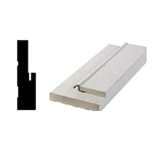 1.25 in. D 4.563 in. W Wood Primed Finger-Jointed Reversible Exterior Door Frame with Angled Sill Cut