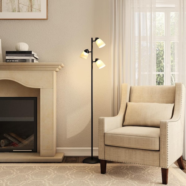 Hampton bay shelf cheap floor lamp