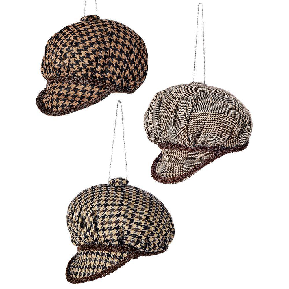 4 in. Fabric Caddy Country Club Cap Ornament (Set of 3) price history on PriceWatchPro