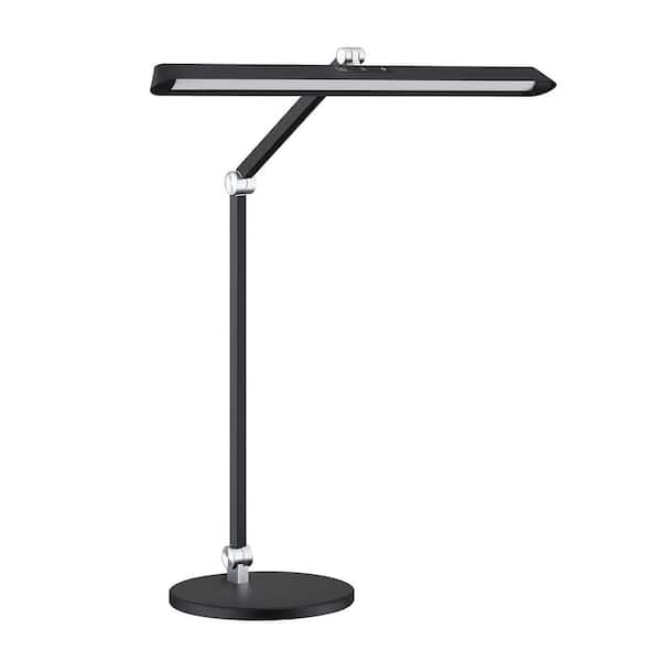 Kendal Lighting FLUX 15 in. Black Dimmable LED Task & Reading Lamp with Adjustable Lamp Head