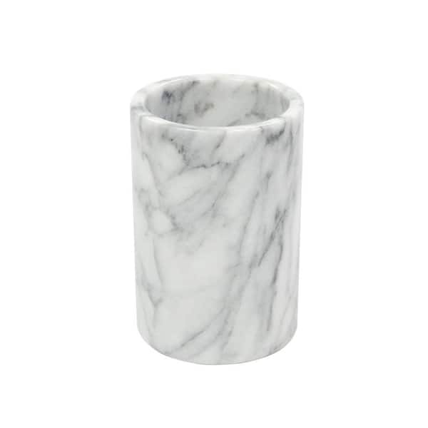 Creative Home 4.5 in. Diameter x 6 in. H Wine Cooler in White Marble