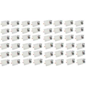 6 in. Canless 5000K Tunable CCT Remodel Ultra Slim Integrated LED Recessed Light Kit with White Trim (48-Pack)