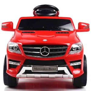 10 in. Red 6-Volt Mercedes Benz ML350 Powered Ride-On with Remote Control