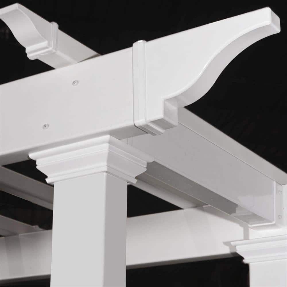 Westhaven Classic 57'' White Vinyl Garden Arbor