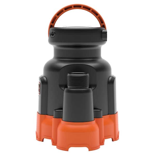 BLACK+DECKER 1/3 HP Submersible Water/Utility Pump BXWP61303 - The