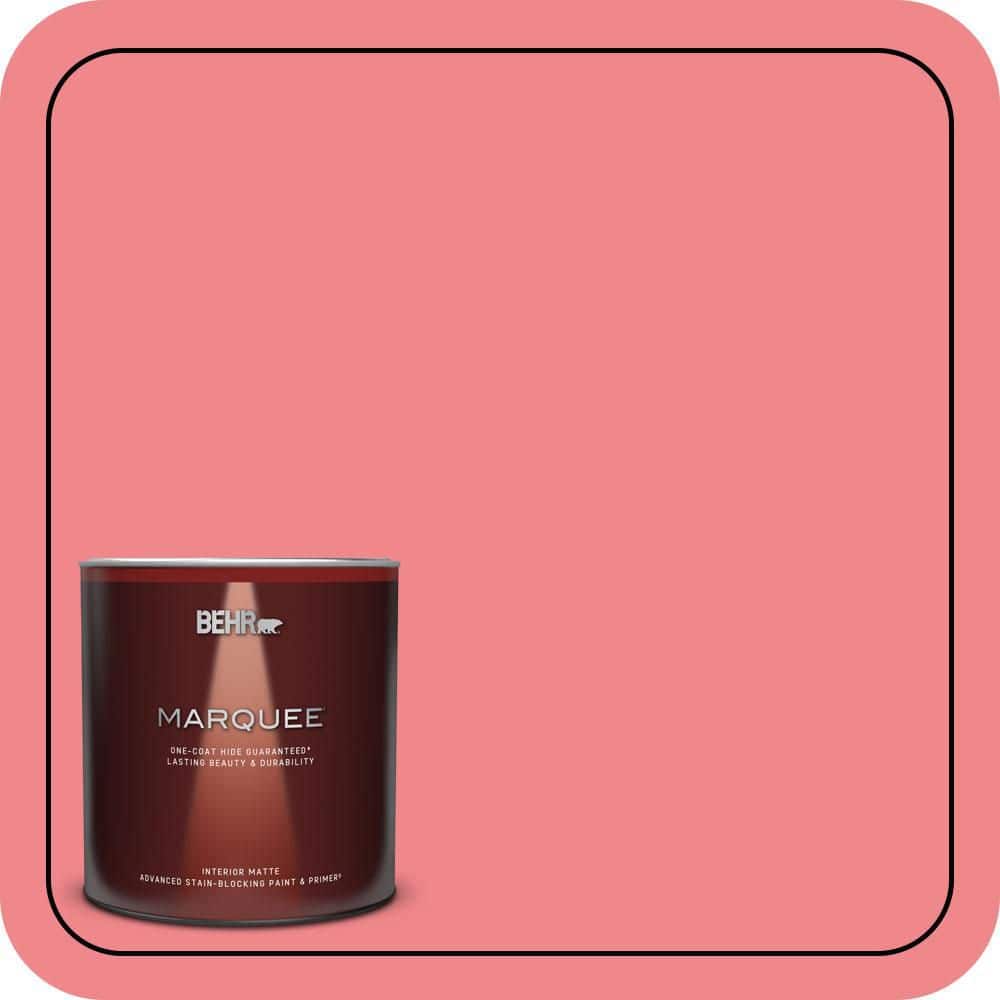1 qt. #140B-5 Flamingo Dream Matte Interior Paint & Primer price history on PriceWatchPro