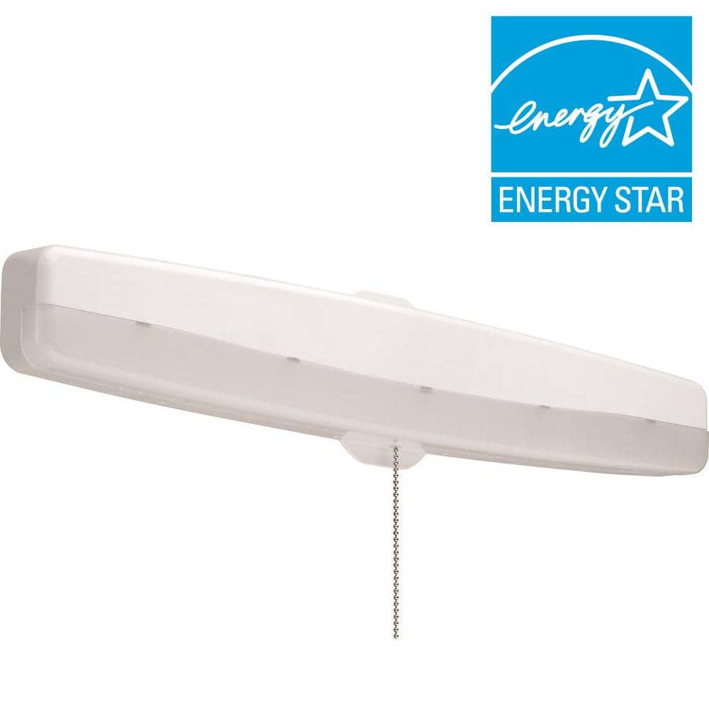 Linear Modern Gloss White LED Flush Mount Light