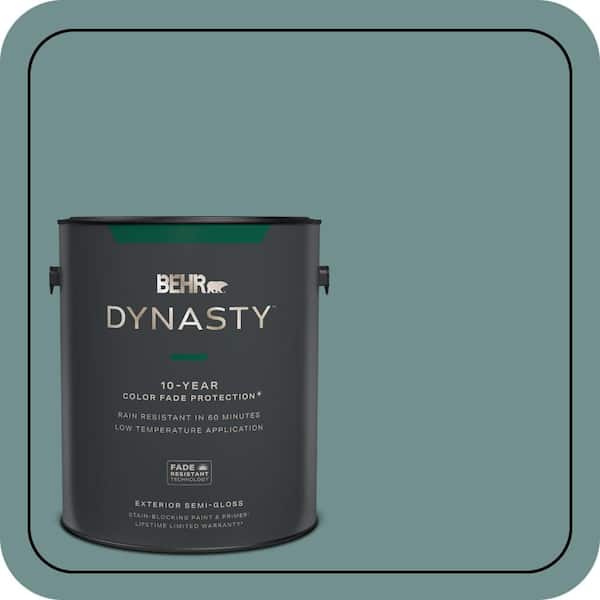 BEHR DYNASTY 1 gal. #PPU12-03 Dragonfly Semi-Gloss Enamel Exterior Stain-Blocking Paint & Primer