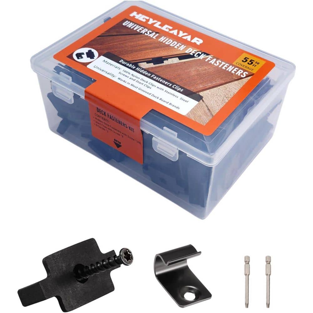 Afoxsos Composite Decking Clips Kit Stainless Steel Hidden Fasteners ...