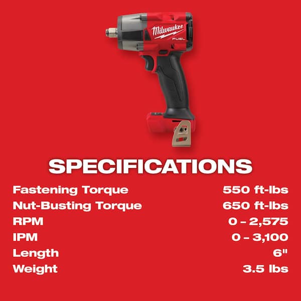 Milwaukee M18 FUEL GEN-2 18V Lithium-Ion Brushless Cordless Mid