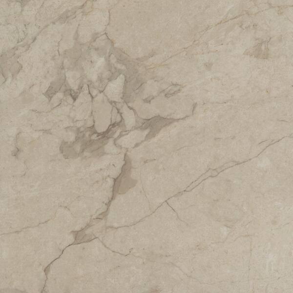 TrafficMaster Take Home Sample - Allure Ultra Tile Carrara Oyster Resilient Vinyl Flooring - 4 in. x 4 in.