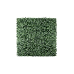 40 in. x 40 in. Artificial Light Green Boxwood Roll Panels UV Protected for Outdoor Use (Set of 2-Roll)