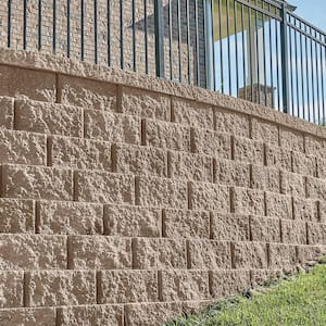 3 in. H x 18 in. W x 13.5 in. L Sandstone Rectangular Concrete Wall Cap (48-Pieces/72 sq. ft./Pallet)