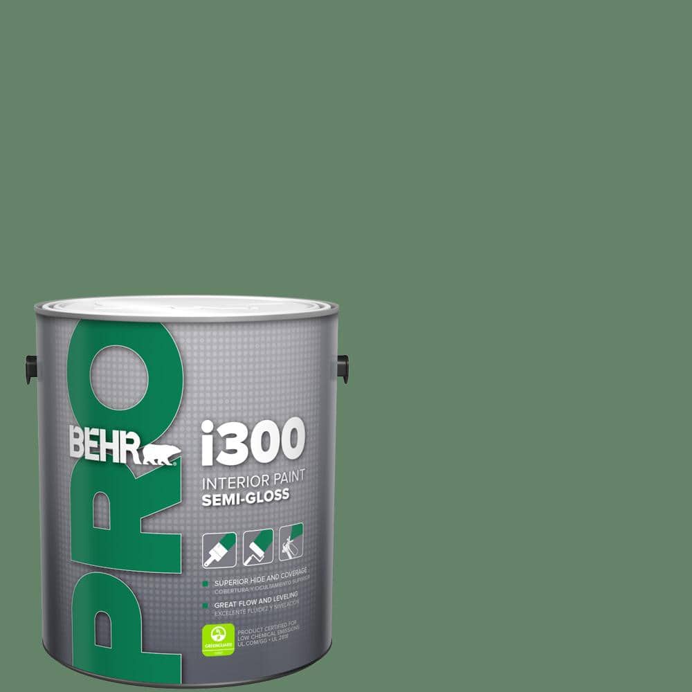 1 gal. #BIC-55 Garden Greenery Semi-Gloss Interior Paint price history on PriceWatchPro