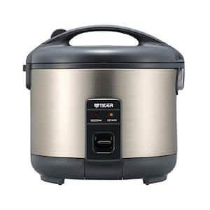 8-Cup Black Rice Cooker and Warmer, Urban Satin