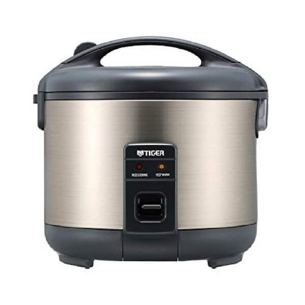 Tiger 8-Cup Black Rice Cooker and Warmer, Urban Satin