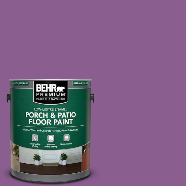 1 gal. #P100-6 Chakra Low-Lustre Enamel Interior/Exterior Porch and Patio Floor Paint