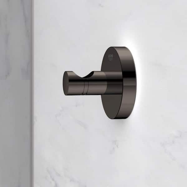 Essentials Single Robe Hook in Hard Graphite