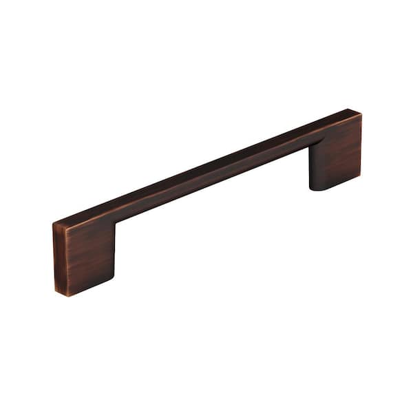 Richelieu Hardware Armadale Collection 5-1/16 in. (128 mm) Modern Brushed Oil-Rubbed Bronze Rectangular Cabinet Bar Pull