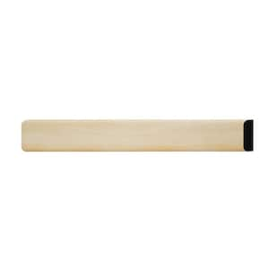 WM142 0.25 in. D x 0.75 in. W x 6 in. L Wood (Pine) Chair Rail Sample