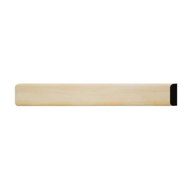 Ekena Millwork WM142 0.25 in. D x 0.75 in. W x 6 in. L Wood (Pine) Chair Rail Sample