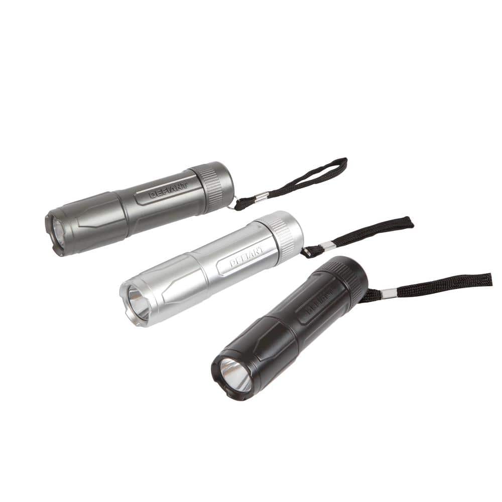 200 Lumens Plastic Flashlights (3-Pack)