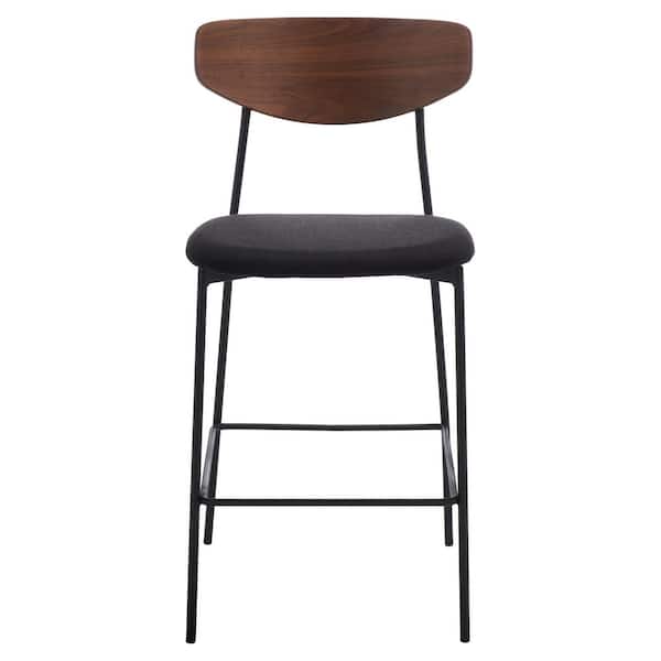 Ryker Black Counter Bar Stool