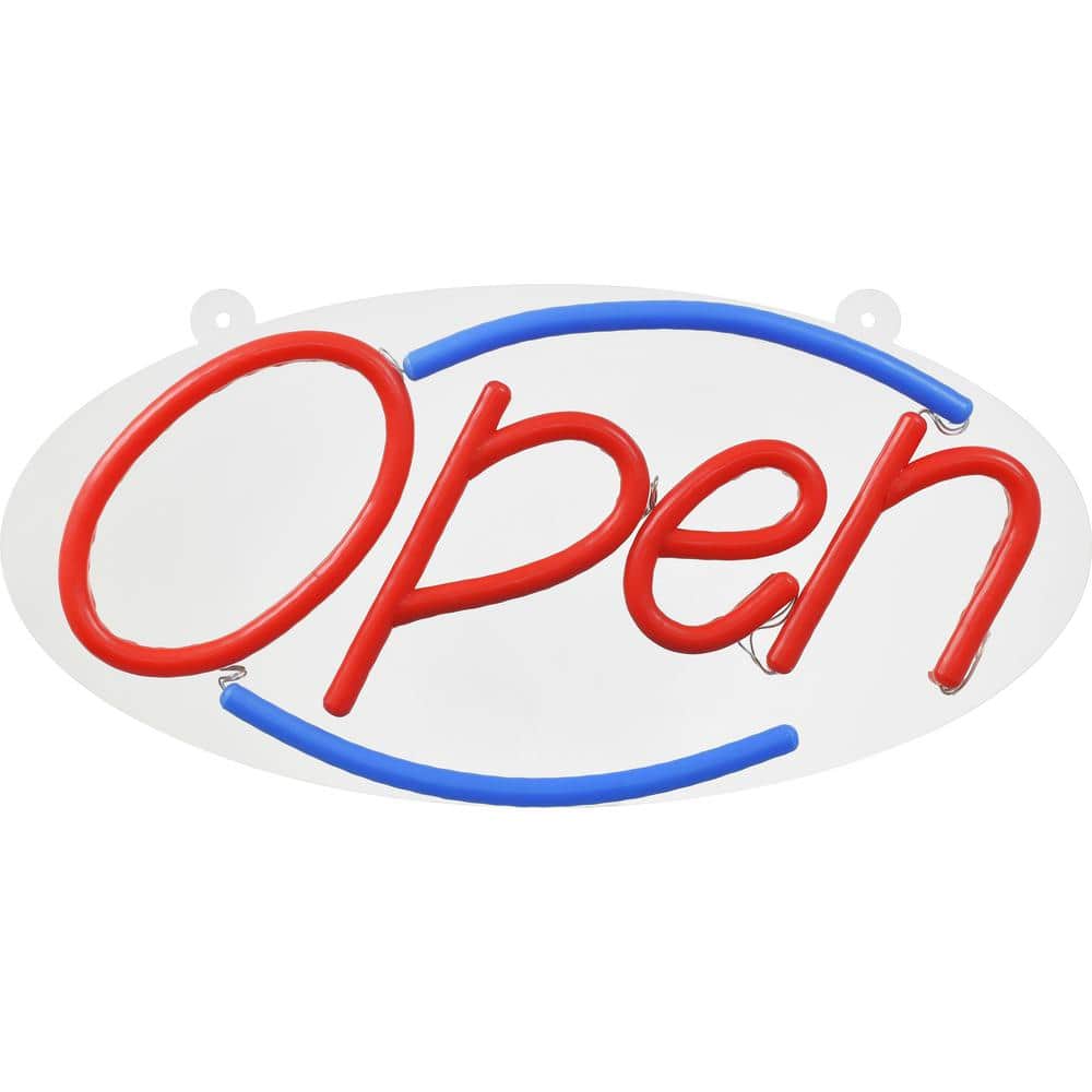 idntt ドフン サインポラ Hillman 22 in. Large LED Open Sign 848897 - The Home Depot