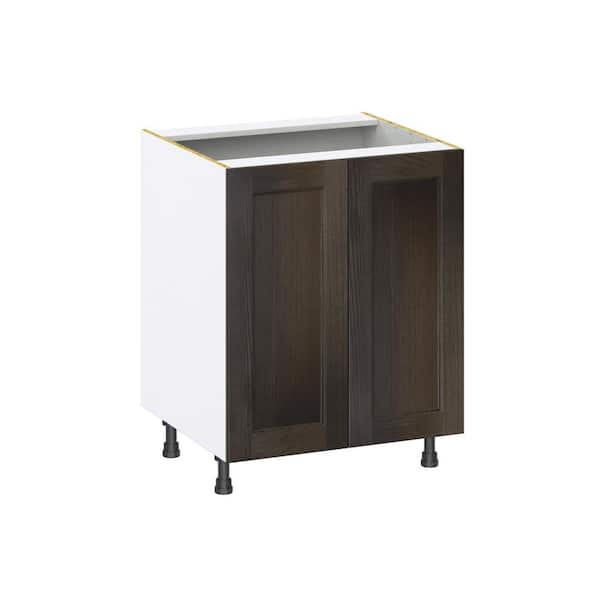 J COLLECTION Lincoln Chestnut Solid Wood Assembled Sink Base Kitchen ...