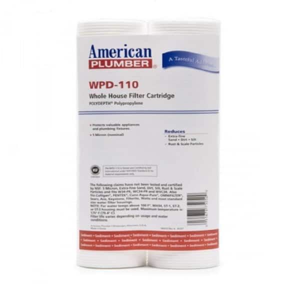 American Plumber Whole House Sediment Filter Cartridge (2-Pack)