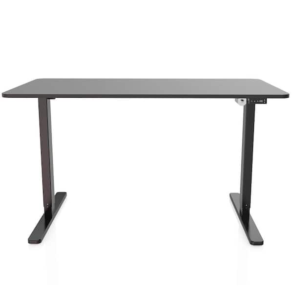 Yangming 55 in. x 28 in. Standing Desk Black Electric Height Adjustable