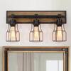 LNC Black Vanity Light 3-Light Farmhouse Vanity Light Industrial Wall ...