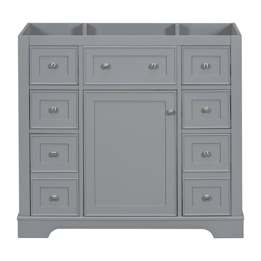 35.60 in. W x 17.90 in. D x 33.40 in. H Bath Vanity Cabinet without Top in 