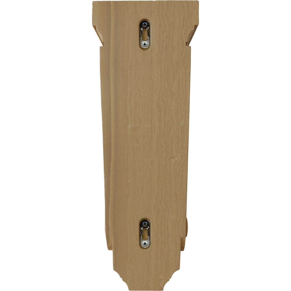 Devon Cherry Wood Traditional Decorative Corbel, 13.25" Height