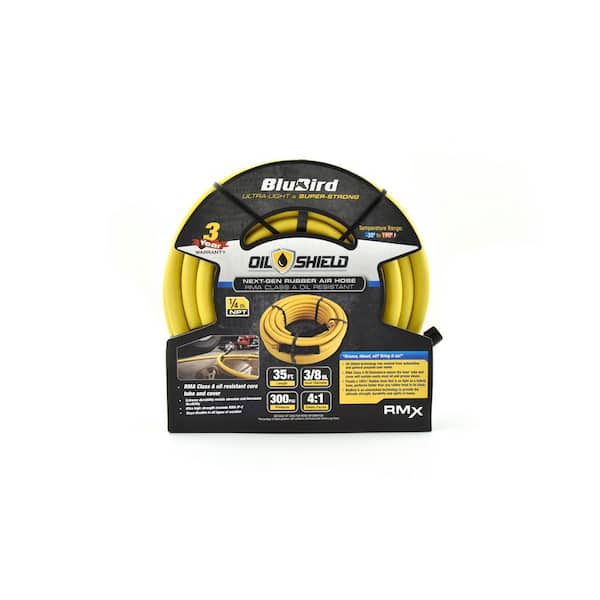 3/8 in. x 35 ft. Heavy Duty Rubber Air Hose