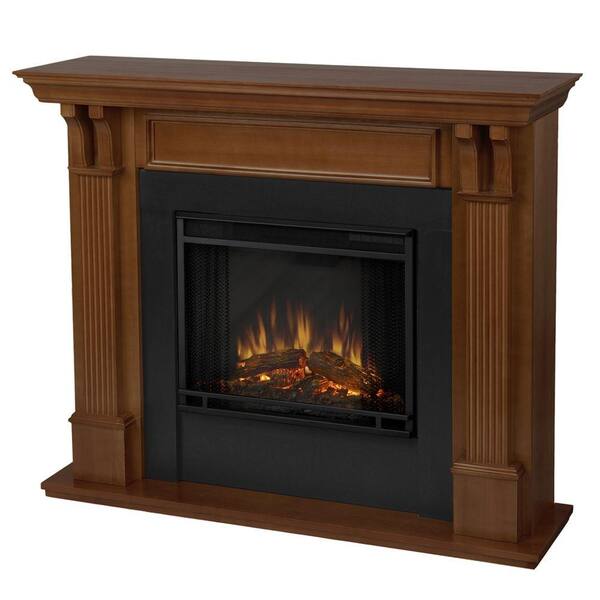 Real Flame Ashley 48 in. Electric Fireplace in Oak-DISCONTINUED