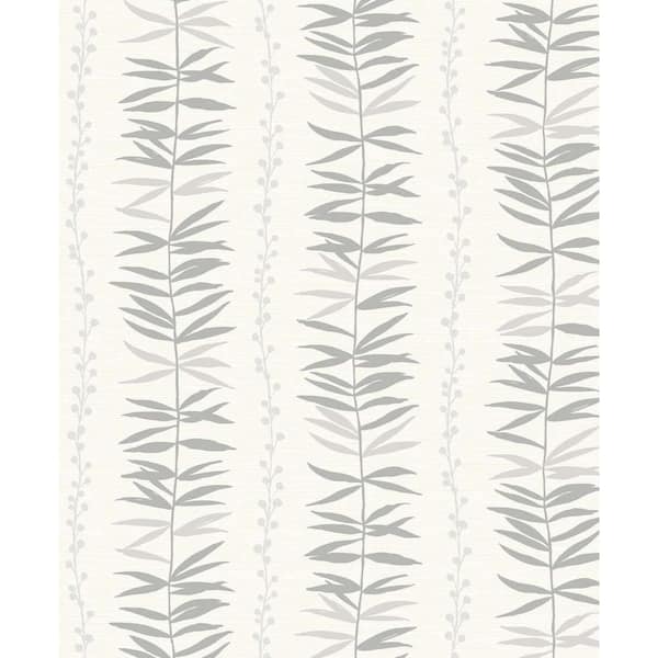 Seabrook Designs Smoke Summer Garland Nonwoven Paper Non-Pasted Wallpaper Roll (Covers 57.5 sq. ft.)