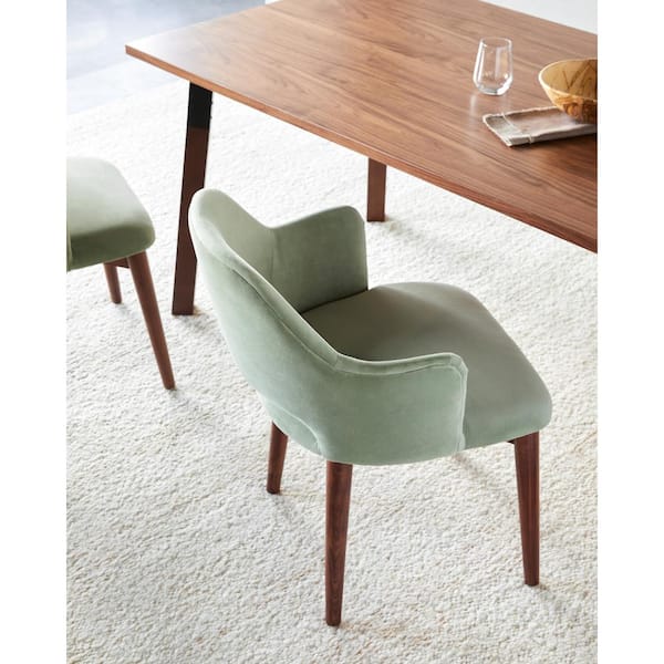 Livabliss Cristofer Modern Dining Chair, Seafoam, 33 in. H x 26 in. W x 24 in. D