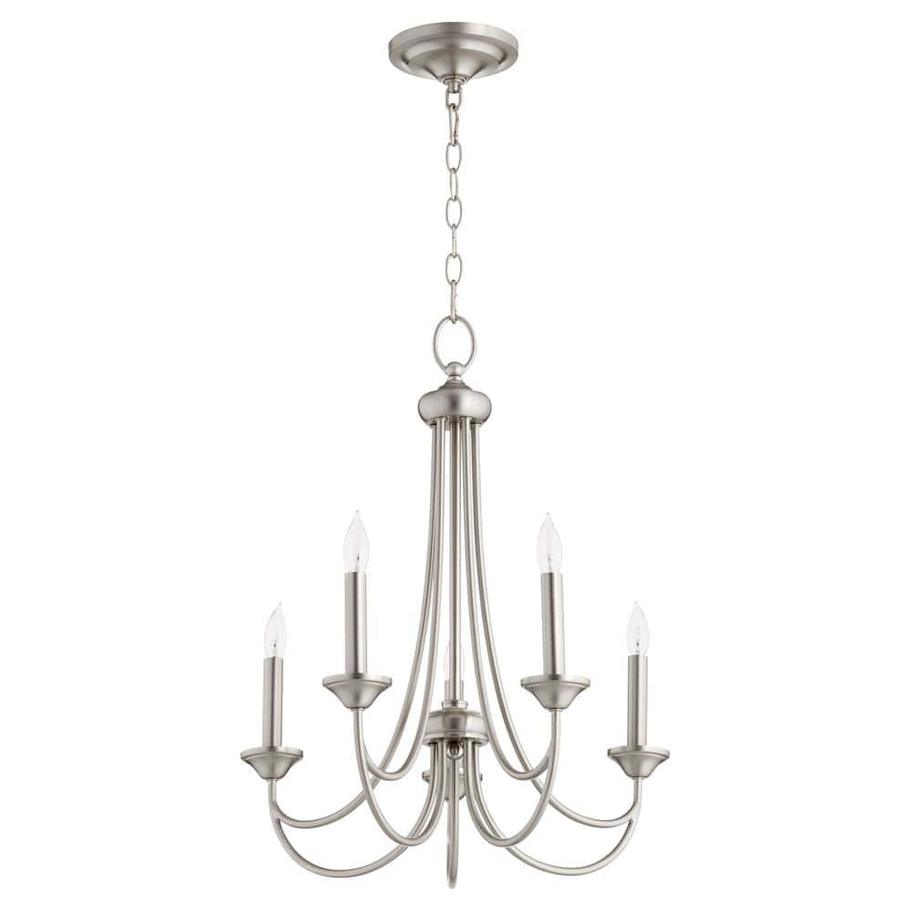 Brooks 5- -Light Satin Nickel Chandelier price history on PriceWatchPro