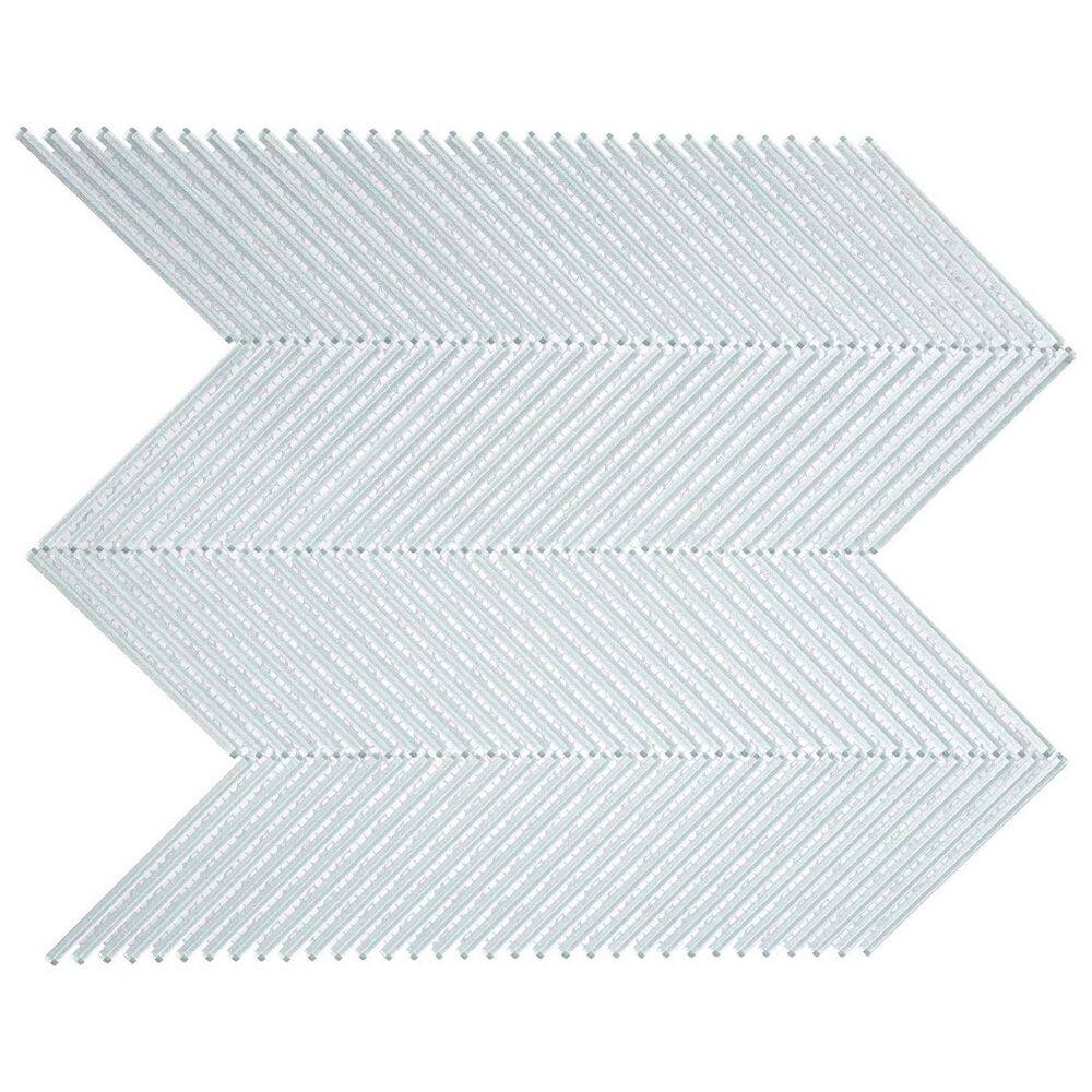 Ramfield Hydro 3/16 in. x 4.5 in. Polished Glass Chevron Mosaic Wall Tile (5.05 sq. ft. /Case) price history on PriceWatchPro